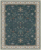 Hazo Haus Dark Green Oushak Living Room Rug 10x12 - Image 2