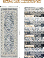 Runner Rug 2x6, Ultra-Thin Entryway Rug Non Slip Washable Rugs - Image 2