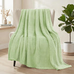 Whale Flotilla Extra Large Fuzzy Fleece Throw Blanket by WHALEFLOTILLA
