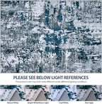 8x10 Area Rugs for Living Room Rug Washable: Abstract Large Rug for Dining Room - Image 7