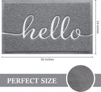 BeneathYourFeet Door Mat Welcome Mat Low Profile Front Doormat Indoor Outdoor - Image 3