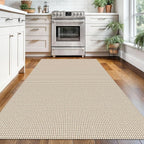 KOZYFLY Washable Area Rug 4x6 ft Non Slip Rubber Backed Living Room Rugs - Image 2