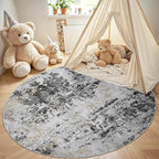 Round Rug 5ft Circle Rug Washable: Carpet Small Circular Area Rug - Image 4
