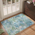 2x3 Rugs for Entryway Entrance Kitchen Bathroom, Machine Washable Rug Modern by BEIMO