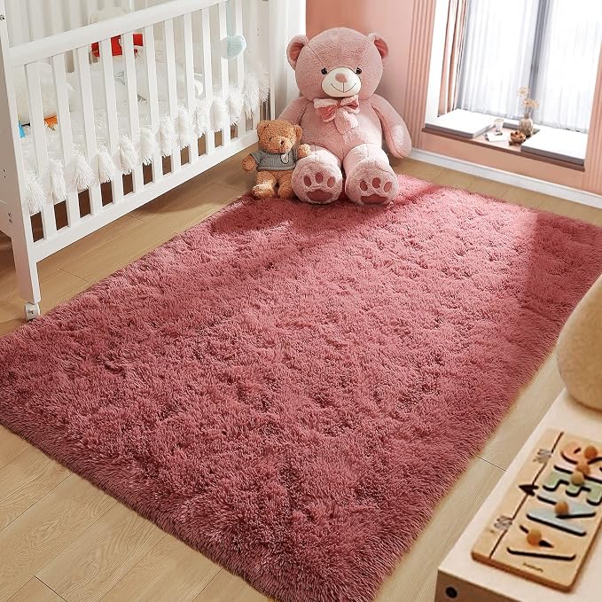 LOCHAS Ultra Soft Indoor Modern Area Rugs Fluffy Living Room Carpets - Image 6
