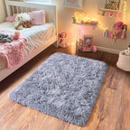 Small Rugs for Bedroom, Fluffy 2x3 Rug Throw Non Slip for Bedside Dorm Kids Room - Image 5