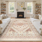 zesthome 9x12 Area Rugs for Living Room, Non-Slip Backing Washable Rugs by Zesthome