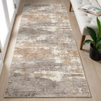 2x5 Washable Kitchen Runner Rug: Modern Abstract Runners - Image 2