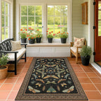 Insect Print Washable 4x6 Entryway Rug - Image 3