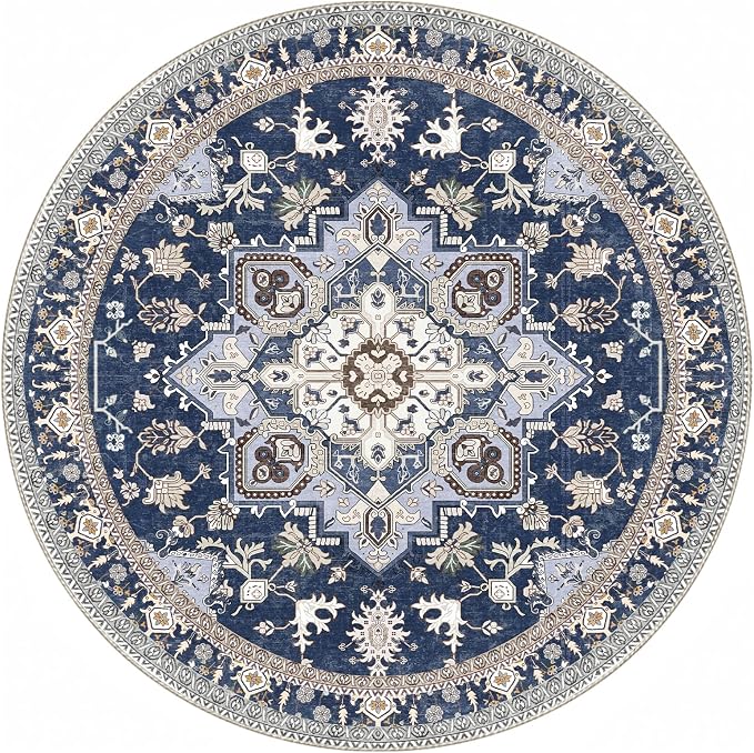 OPPODREAM Soft Round Rug 3ft, Washable Circle Rug 3ft - Image 9