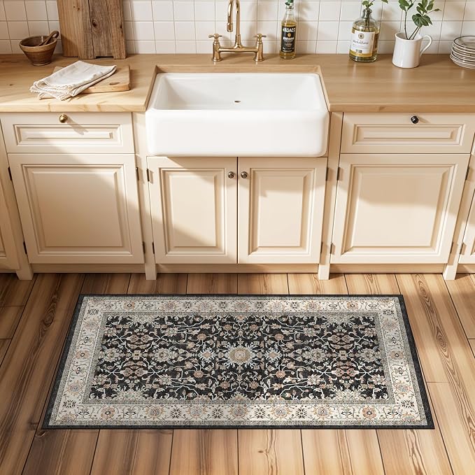 TOPRUUG 2x4 Entryway Runner Rug: Non-Slip Stain Resistant Rugs - Image 4