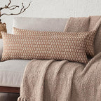 Foindtower Set of 2 Decorative Long Body Lumbar Throw Pillow Covers Neutral by Foindtower