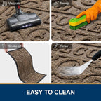 Smiry Welcome Door Mat Outside Entrance, Heavy Duty Trap Dirt and Moisture Easy - Image 7