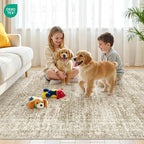 6x9 Rug for Living Room, Soft Low Pile Indoor Washable Rugs for Bedroom - Image 9