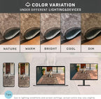Hazo Haus Brown Rug for Living Room 10x14 - Image 6