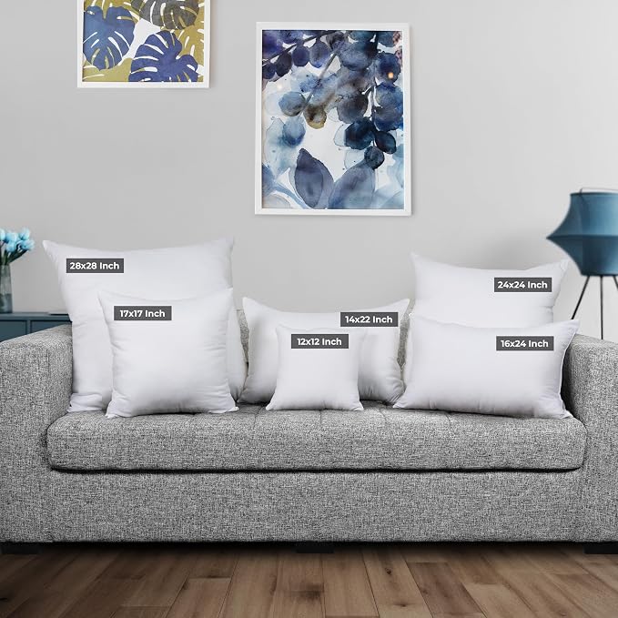 Utopia Bedding 17x17 Pillow Inserts, Sofa & Couch – Soft, Supportive & Fluffy - Image 2