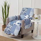 Great Bay Home Reversible Patchwork Recliner Cover - Image 2