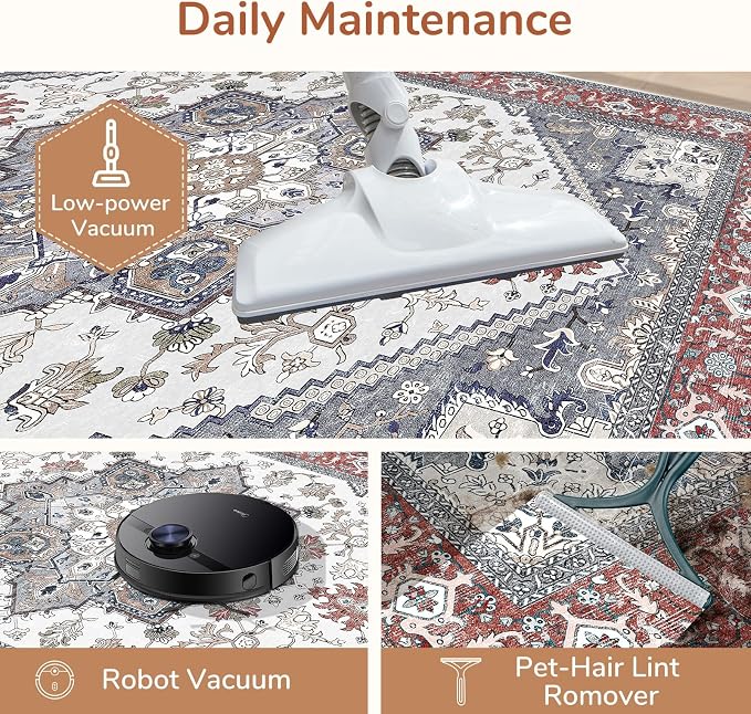OPPODREAM Soft Entryway Rug 2x10, 2x10 Rug Runner, Washable Hallways Carpet 2 x - Image 5