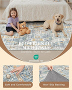 Madane Runner Rug 2x8, Washable Hallway Runner Rugs, Non-Slip Low-Pile Soft - Image 5