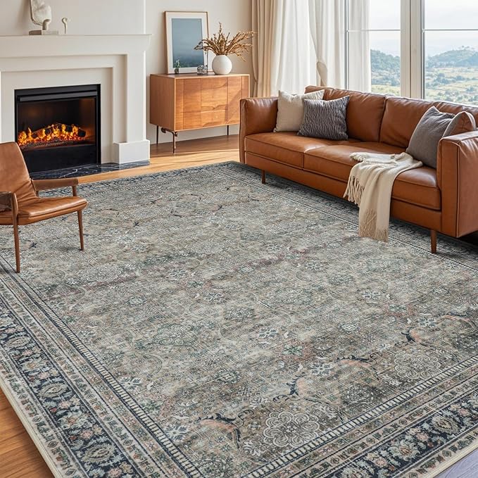 Washable Rugs 8x10 Area Rugs for Living Room, Rugs for Bedroom, Large Carpets - Image 8