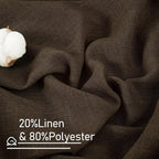 LAMIT 95 inches Long Linen Curtains - Image 3