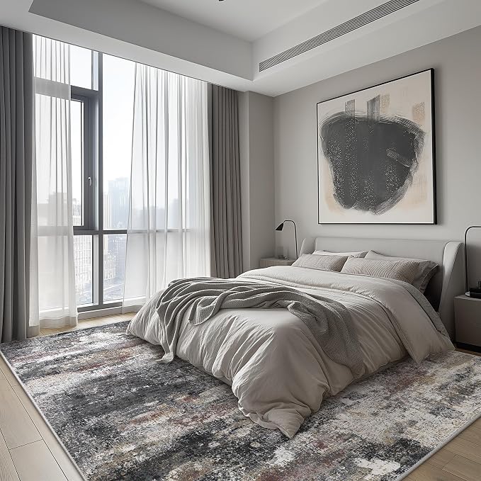 BEIMO Area Rugs 10x14 for Living Room Bedroom, Modern Abstract Machine Washable - Image 5