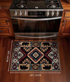 YIHOUSE Western Entryway Rug, 2x3 Rustic Washable Rug, Non-Slip Indoor Door Mat - Image 2