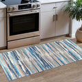 Lansny Modern Abstract Runner Rug 2x5 by lansny
