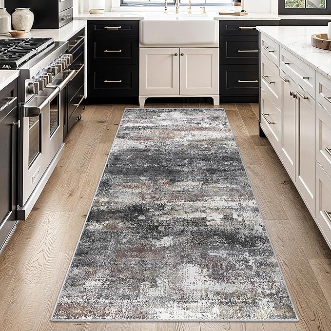 Runner Rug for Hallway Kitchen 2x6 Machine Washable Runners Rug for Entryway by BEIMO