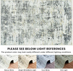 5x7 Area Rugs for Living Room Washable Rug: Anti-Skid Abstract Modern Living - Image 8
