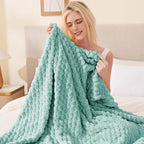 EXQ Home Fleece Throw Blanket for Couch or Bed - Image 3