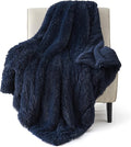 Bedsure GentleSoft Fuzzy Faux Fur Twin Blanket, Soft Sherpa Fleece Plush Warm by BEDSURE