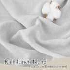 RYB HOME Sheer Curtains for Kitchen - Image 2