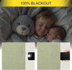 Sage Green Boho Blackout Curtains - Image 4