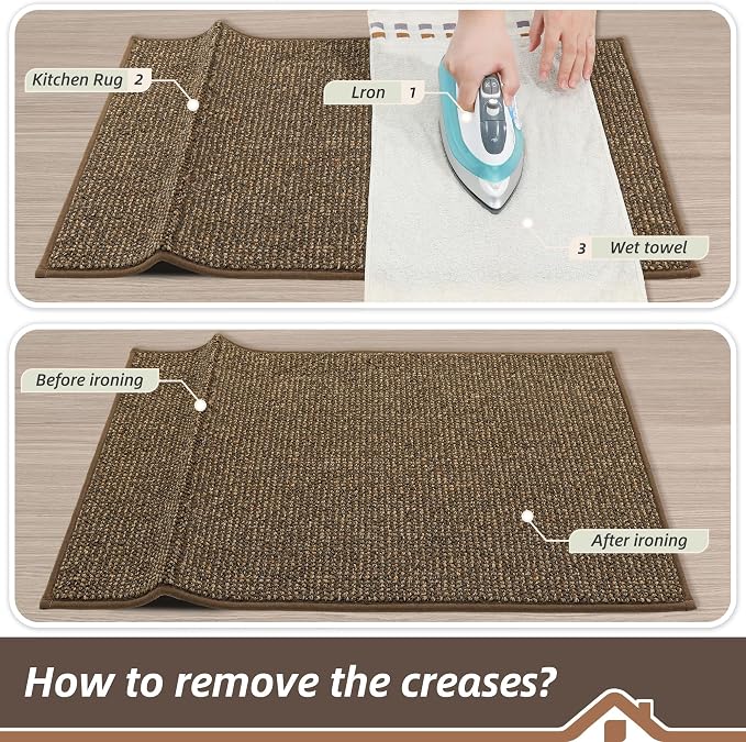 BEQHAUSE Kitchen Runner Rugs 24"x60", Non-Slip Kitchen Mats - Image 9