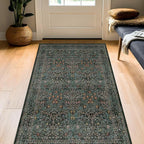 Vintage Floral Dark Green 3x5 Area Rugs - Image 8
