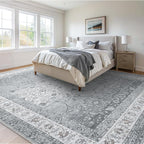AMADA HOMEFURNISHING 8x10 Area Rugs, Washable Living Room Rug - Image 8