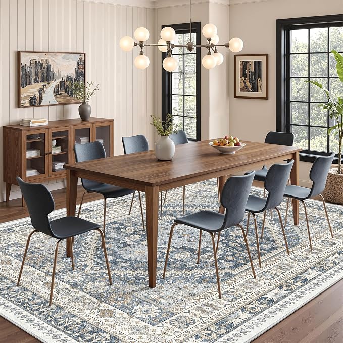 Washable Rugs 8x10 Area Rugs for Living Room, Non-Slip Backing Large Rug for - Image 3