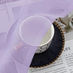 Simplebrand Lavender Sheer Curtains 90 Inches Long 2 Panels, Light Filtering - Image 6