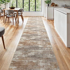 2'6''x16' Washable Kitchen Runner Rug: Modern Abstract Runners - Image 8