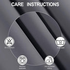 LEMOMO Grey Thermal Blackout Curtains/42 x 84 Inch/Set of 2 Panels Room - Image 4