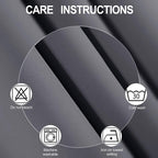 LEMOMO Grey Thermal Blackout Curtains/52 x 108 Inch/Set of 2 Panels Room - Image 4