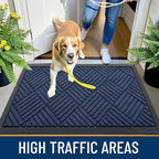 OLANLY Front Door Mat Outside Entrance 35x23, Heavy Duty Sturdy Natural Rubber - Image 5