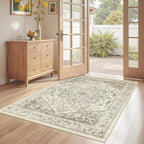 3x5 Area Rugs for Entryway, Kitchen Rugs Non Slip Washable for Dining Room by Restydon