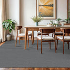KOZYFLY Washable Area Rug 6x9 ft Rubber Backed Non Slip Rugs - Image 2
