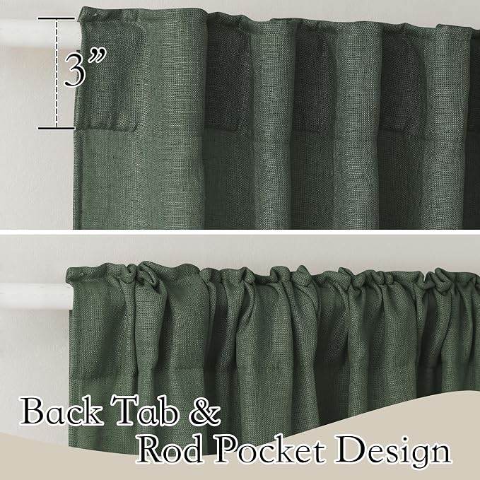 RYB HOME Linen Blended Curtains - Image 2