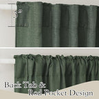 RYB HOME Linen Blended Curtains - Image 2