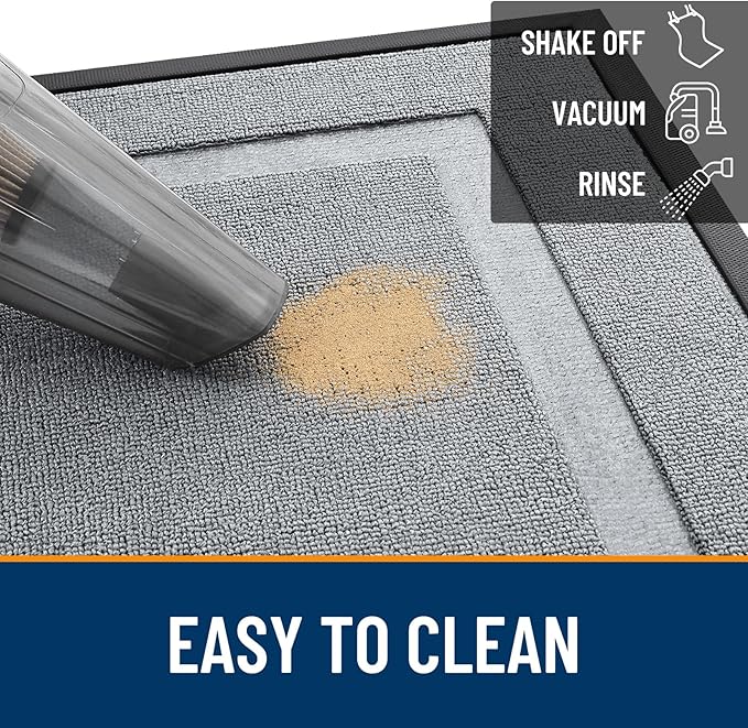 OLANLY Front Door Mat Indoor Outdoor Entrance, Waterproof All-Season, - Image 6