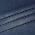 DWCN Navy Blue Sheer Curtains Semi Transparent Voile Rod Pocket Curtains - Image 4