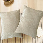 CaliTime Throw Pillow Covers Decorative 20 X 26 Inches Pack of 2 Cozy Chenille - Image 5
